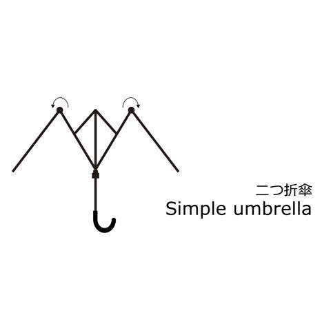【Tokyo noble* / 東京ノーブル】折傘/フリル モカ